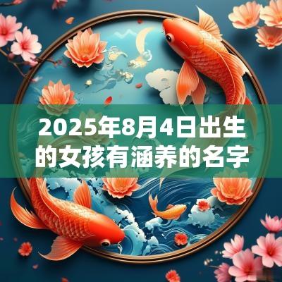2025年8月4日出生的女孩有涵养的名字五行缺金宝宝取名
