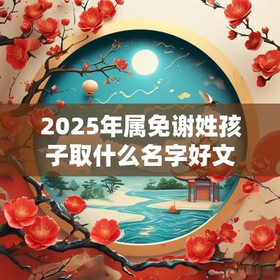 2025年属免谢姓孩子取什么名字好文雅气质的宝宝起名大全