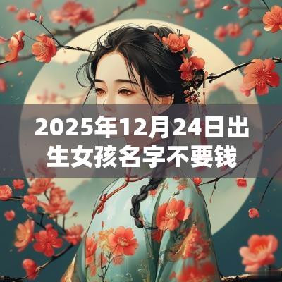 2025年12月24日出生女孩名字不要钱的属蛇女宝宝起名