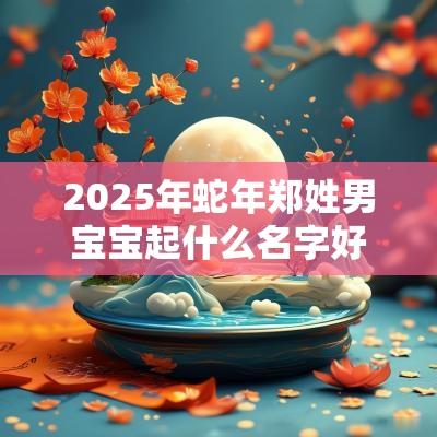 2025年蛇年郑姓男宝宝起什么名字好信守不渝的男生好名字