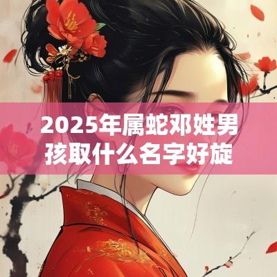 2025年属蛇邓姓男孩取什么名字好旋律优美的男宝宝高级名字