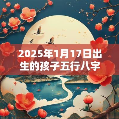 2025年1月17日出生的孩子五行八字解读属金的起名宜用字