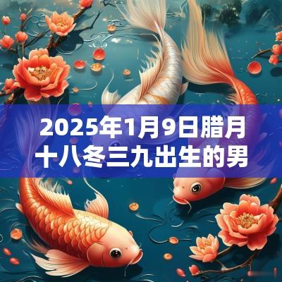 2025年1月9日腊月十八冬三九出生的男宝宝八字命理取名
