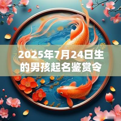 2025年7月24日生的男孩起名鉴赏令人惊艳的男孩名字大全