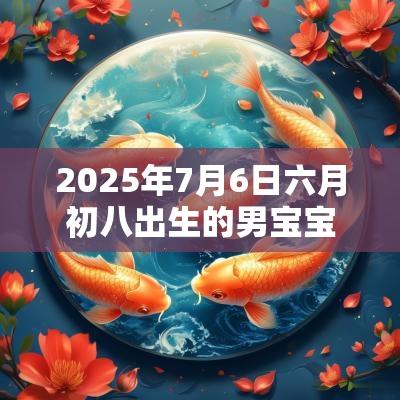 2025年7月6日六月初八出生的男宝宝八字怎么排五行缺土取名