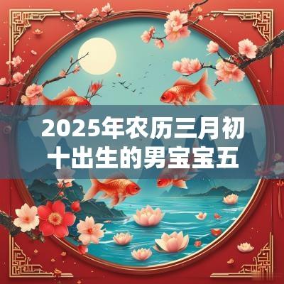 2025年农历三月初十出生的男宝宝五行旺缺缺火免费八字起名 2025年农历三月初十出生的男宝宝五行旺缺缺火免费八字起名