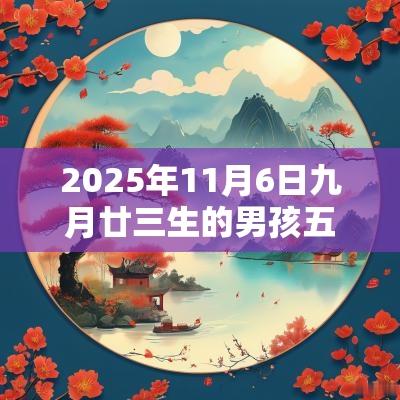 2025年11月6日九月廿三生的男孩五行缺金火今日取名宝典