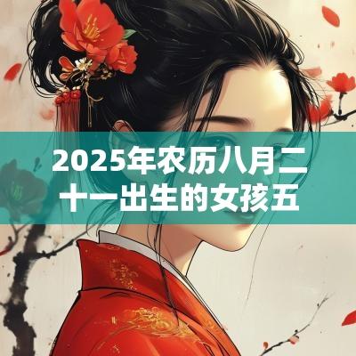 2025年农历八月二十一出生的女孩五行命理解析补火取名旺运