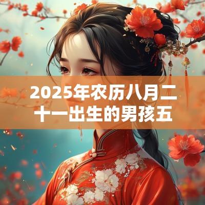 2025年农历八月二十一出生的男孩五行命理解析补火取名旺运