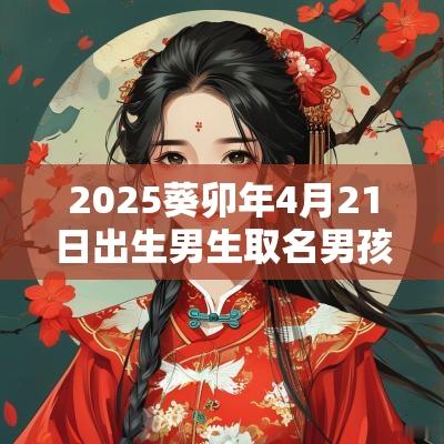2025葵卯年4月21日出生男生取名男孩聪明睿智的名字鉴赏