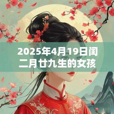2025年4月19日闰二月廿九生的女孩起名时尚好听的名字