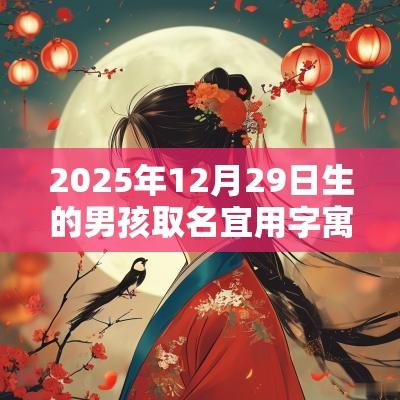 2025年12月29日生的男孩取名宜用字寓意深刻的男孩名字