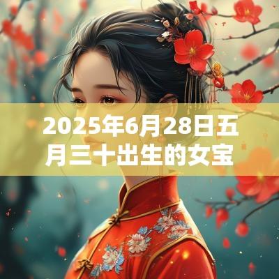2025年6月28日五月三十出生的女宝宝五行取名高分名字参考