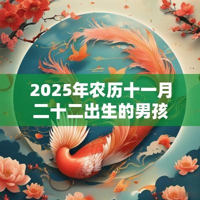 2025年农历十一月二十二出生的男孩名字五行喜用土火怎么取名