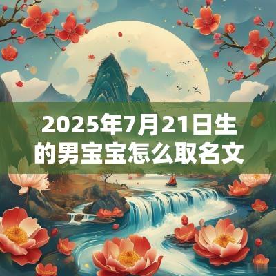 2025年7月21日生的男宝宝怎么取名文雅的男宝宝名字鉴赏