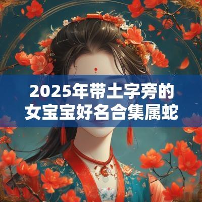 2025年带土字旁的女宝宝好名合集属蛇女孩含土字旁的免费名字