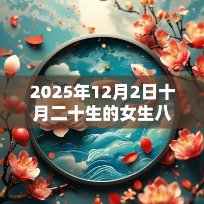 2025年12月2日十月二十生的女生八字取名缺金土取名宝典