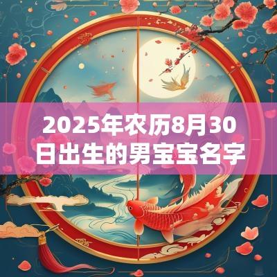 2025年农历8月30日出生的男宝宝名字推荐男宝宝名字精选