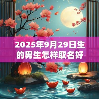 2025年9月29日生的男生怎样取名好好听不重名的名字大全