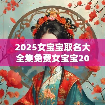 2025女宝宝取名大全集免费女宝宝2025蛇宝宝名字大全