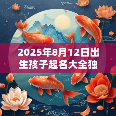 2025年8月12日出生孩子起名大全独特小众的我蛇宝宝名字