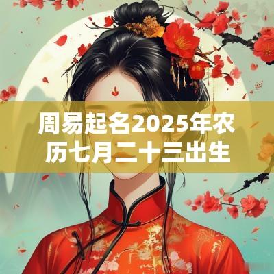 周易起名2025年农历七月二十三出生的女孩五行不缺取名推荐