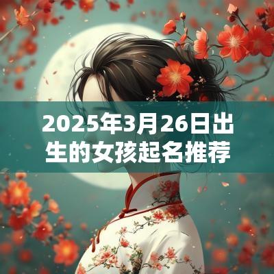 2025年3月26日出生的女孩起名推荐好听稀少的名字大全