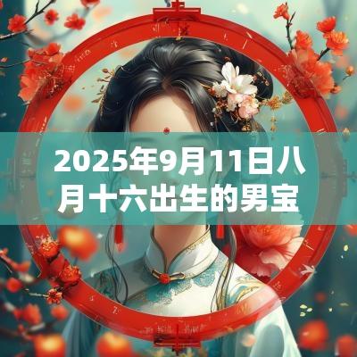 2025年9月11日八月十六出生的男宝宝五行不缺霸气的名字