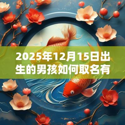 2025年12月15日出生的男孩如何取名有寓意的名字赏析
