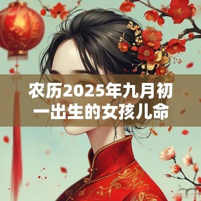 农历2025年九月初一出生的女孩儿命运今日五行缺木周易取名