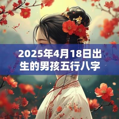 2025年4月18日出生的男孩五行八字好不好五行缺木高分取名