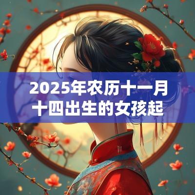 2025年农历十一月十四出生的女孩起名新生儿五行缺金的名字