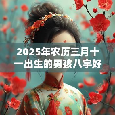 2025年农历三月十一出生的男孩八字好不好八字五行查询取名