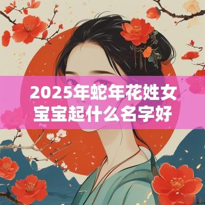 2025年蛇年花姓女宝宝起什么名字好见识深远的女生取名大全