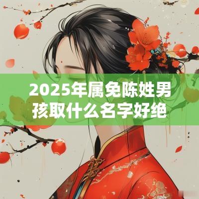 2025年属免陈姓男孩取什么名字好绝世无双的男宝宝名字推荐