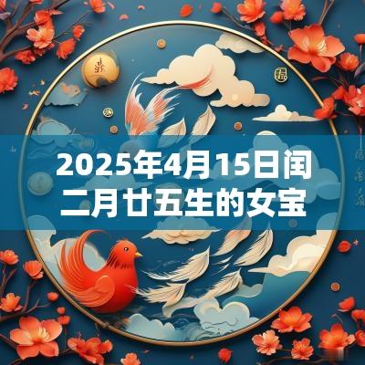2025年4月15日闰二月廿五生的女宝宝起名缺金取名推荐