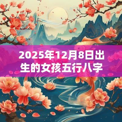 2025年12月8日出生的女孩五行八字解读属牛的起名宜用字