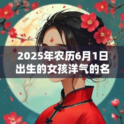 2025年农历6月1日出生的女孩洋气的名字五行缺金宝宝取名