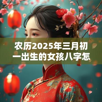 农历2025年三月初一出生的女孩八字怎么样五行缺火好听的名字