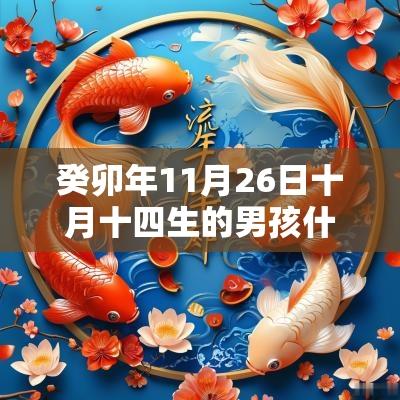 癸卯年11月26日十月十四生的男孩什么命赢在起跑线上的名字