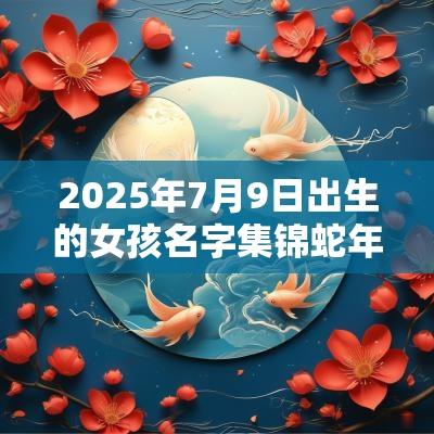 2025年7月9日出生的女孩名字集锦蛇年最吉利的好名字推荐