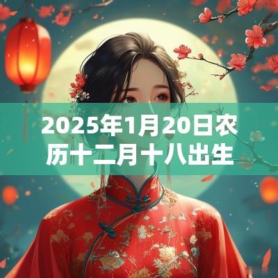 2025年1月20日农历十二月十八出生的女孩名字五行八字起名