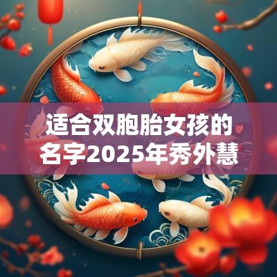 适合双胞胎女孩的名字2025年秀外慧中的双胞胎女孩名字精选