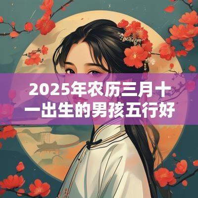 2025年农历三月十一出生的男孩五行好不好八字五行查询取名
