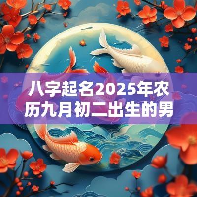 八字起名2025年农历九月初二出生的男孩缺什么取名如何补火