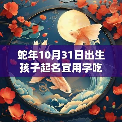 蛇年10月31日出生孩子起名宜用字吃喝不愁的蛇宝宝名字大全