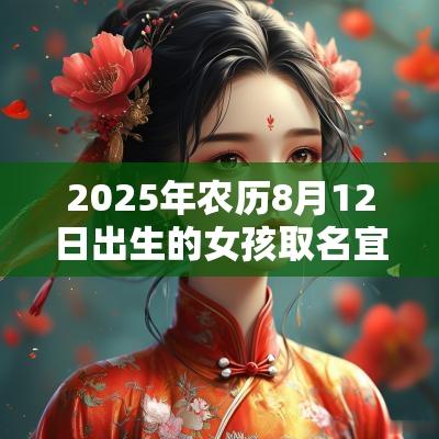 2025年农历8月12日出生的女孩取名宜用字好听的女孩名字