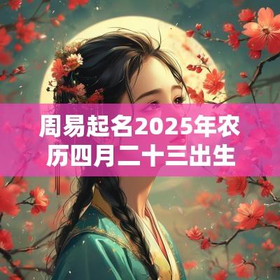 周易起名2025年农历四月二十三出生的男孩属火取名推荐