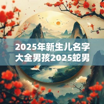 2025年新生儿名字大全男孩2025蛇男孩寓意好的名字