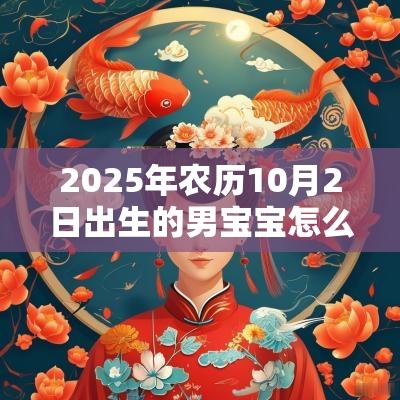 2025年农历10月2日出生的男宝宝怎么取名好听的字